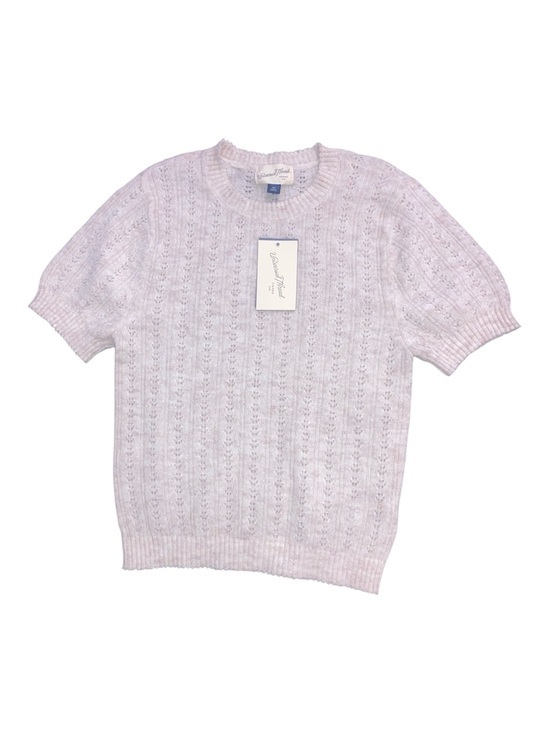 Universal Thread Tops - Universal Thread Light Pink Short-Sleeve Crewneck Sweater
